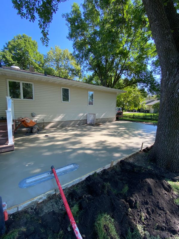 Patio and Driveways