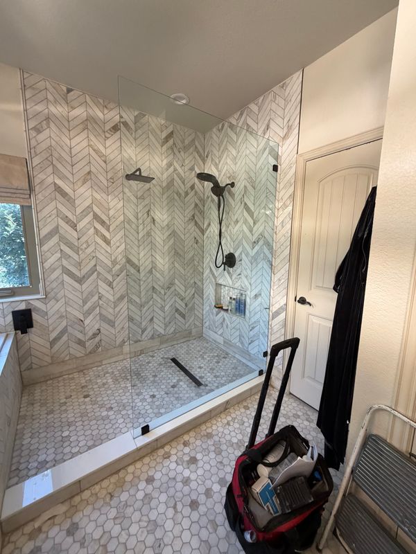 Shower Glass Installation