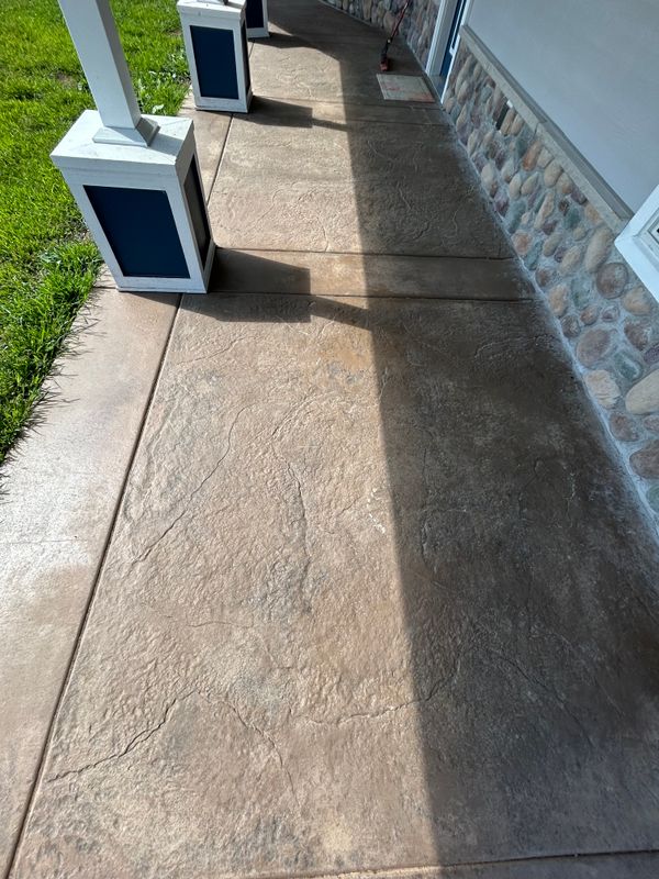 Stamped Concrete Installation