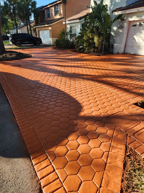 Stamped Concrete Installation