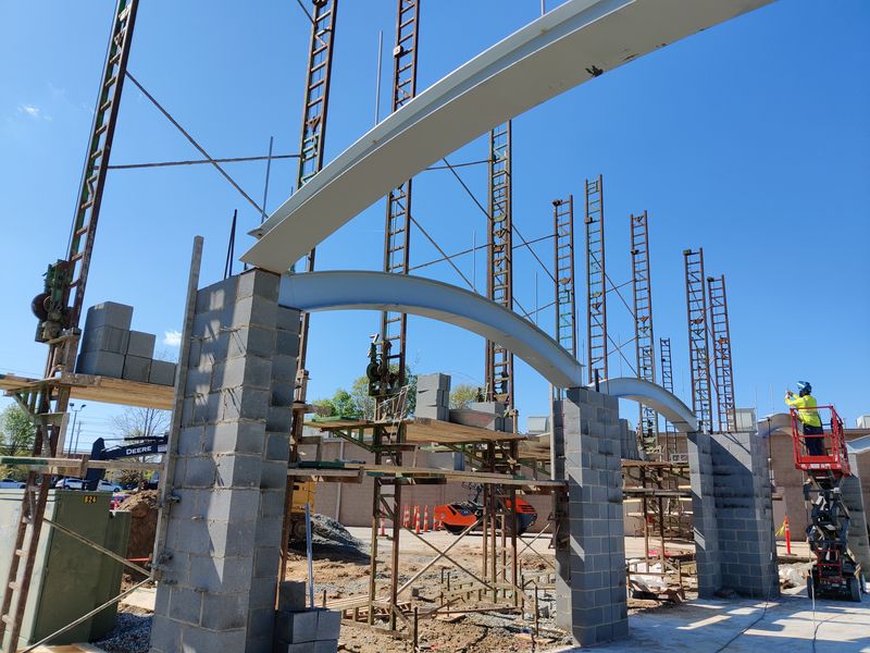 Structural Stair and Rail Erecting