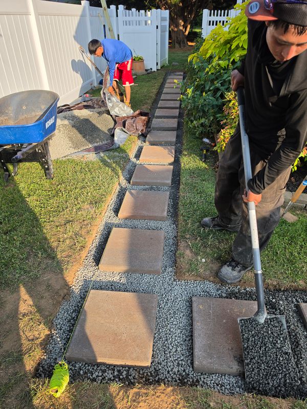 Paver Walkway Installation