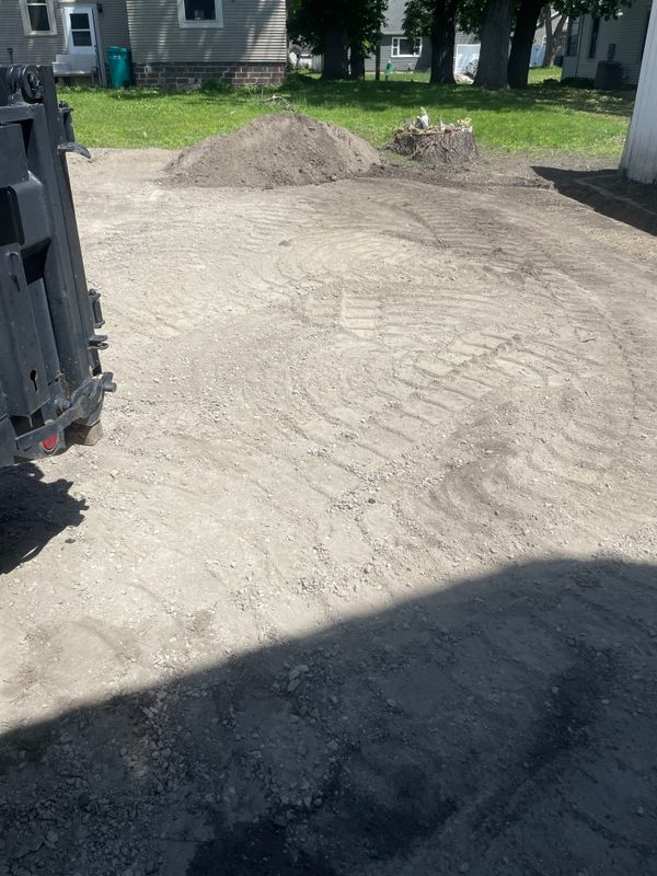 Grading/black dirt