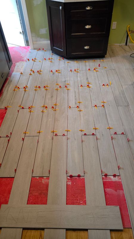 Kitchen Porcelain Tile Flooring