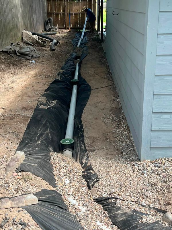 French Drainage Install