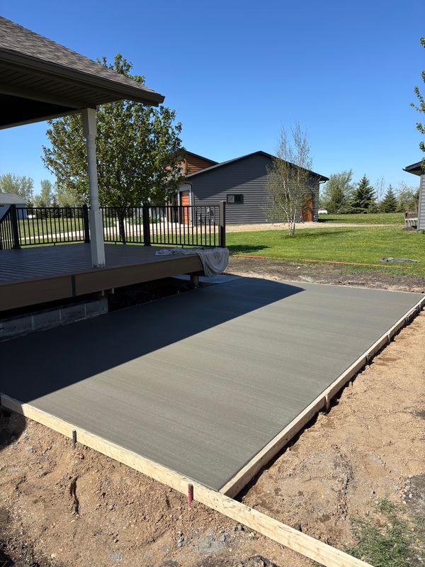 Patio and Driveways