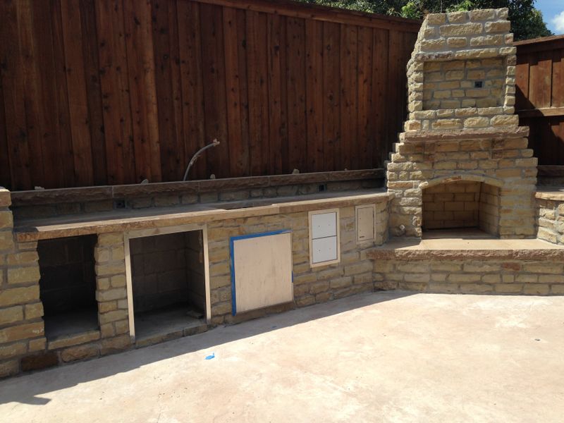 Outdoor Kitchen Construction
