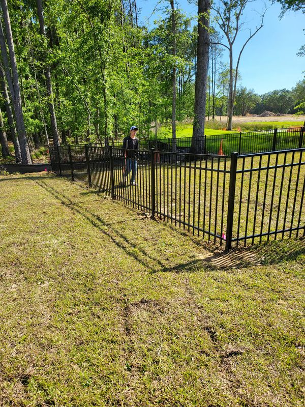 Black Aluminum Fences