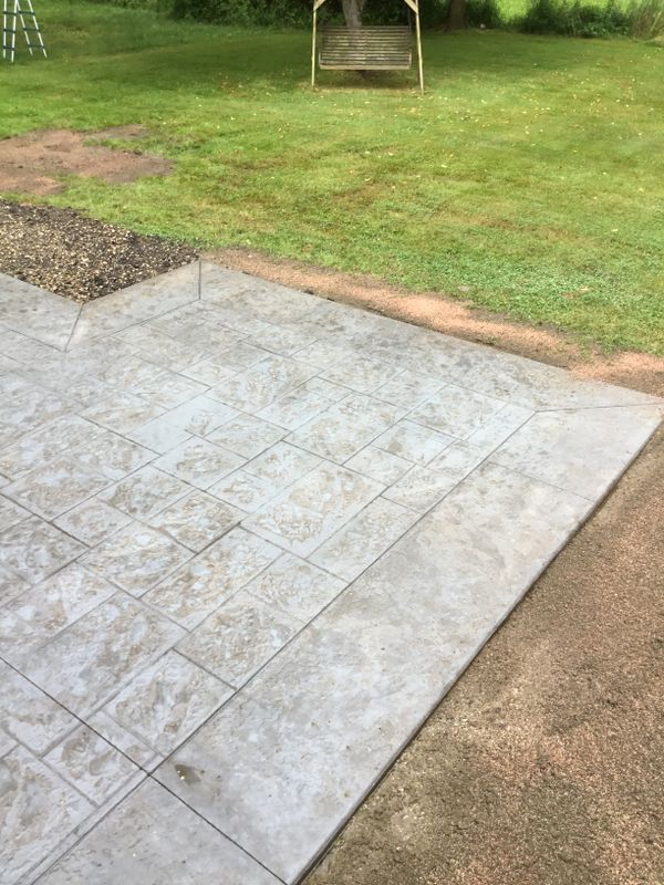 Stamped Concrete Installation