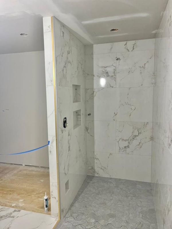 Tile installation