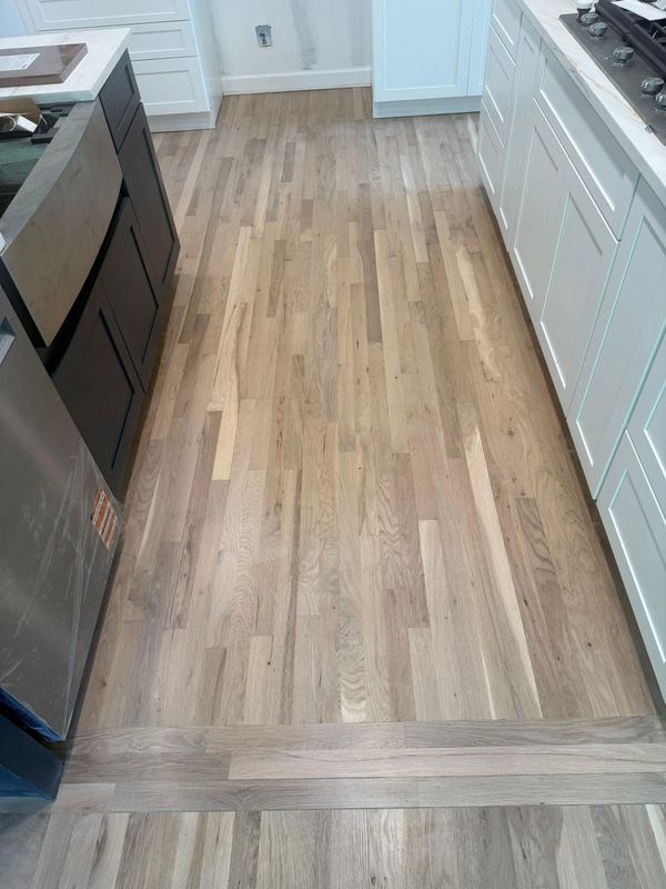 Solid hardwood installation