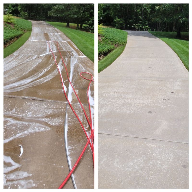 Driveway and Sidewalk Cleaning