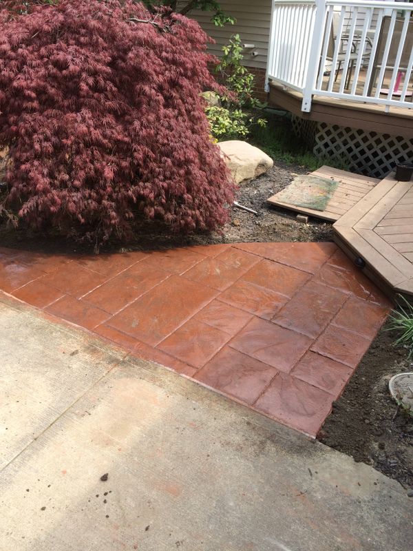 Stamped Concrete Installation