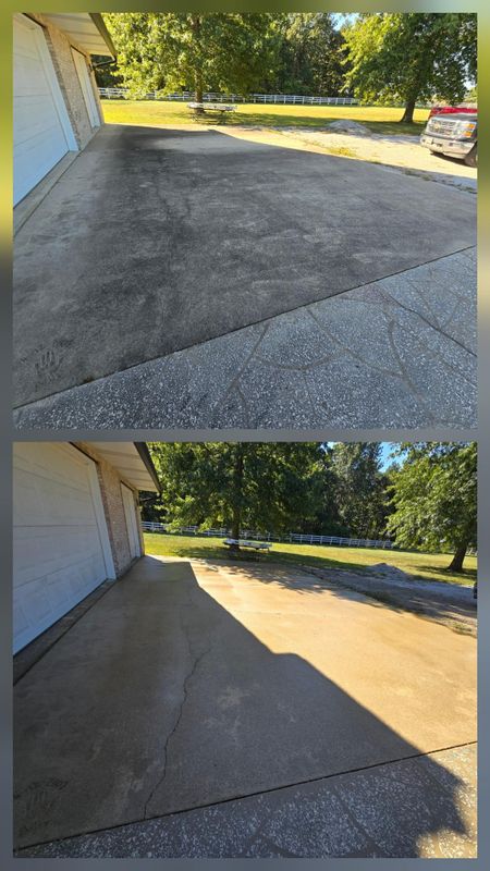 Driveway & Sidewalk Cleaning