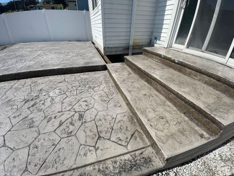Stamped Concrete Installation