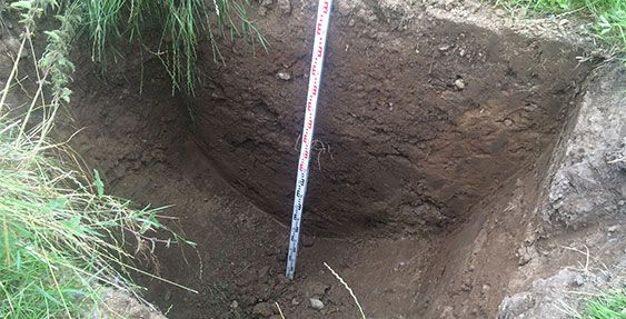 Soil testing (perc tests)