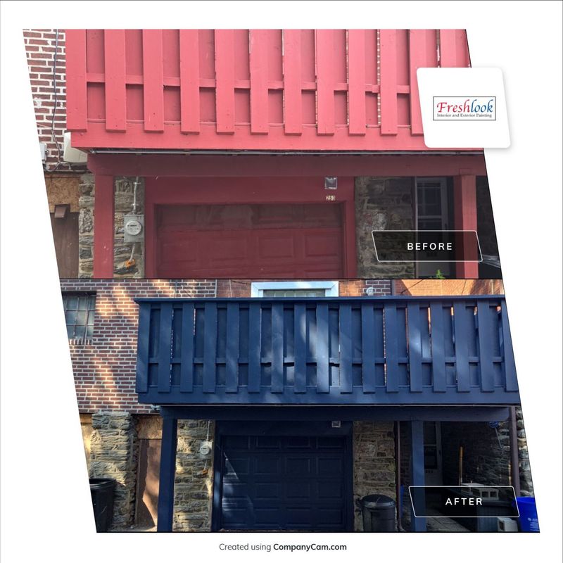 Exterior House Painting in Upper Darby, PA (19082) – Deck, Stucco & Trim Repaint