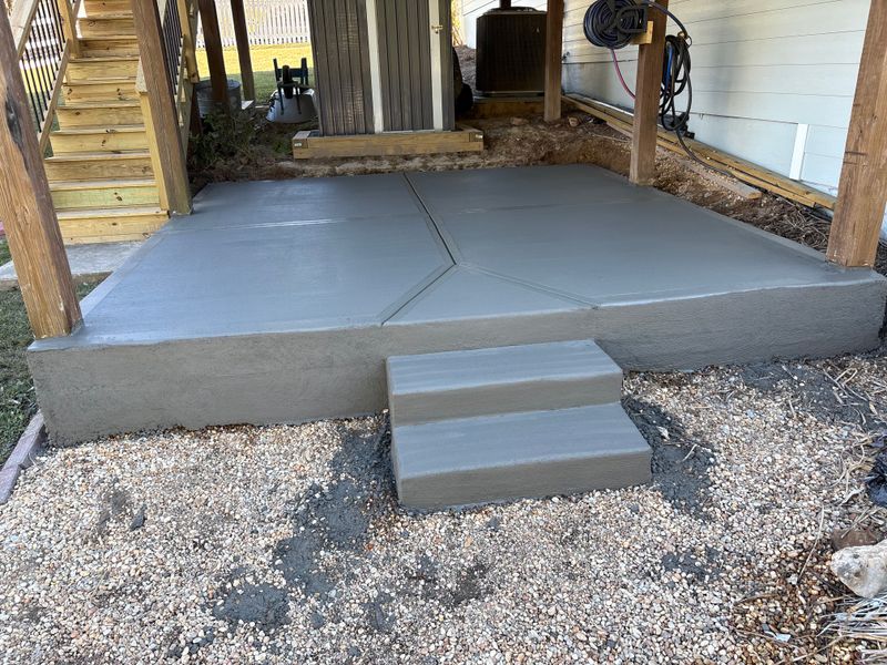 Concrete patios