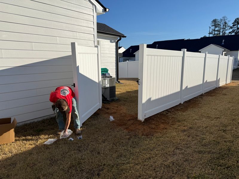 White Vinyl Fences