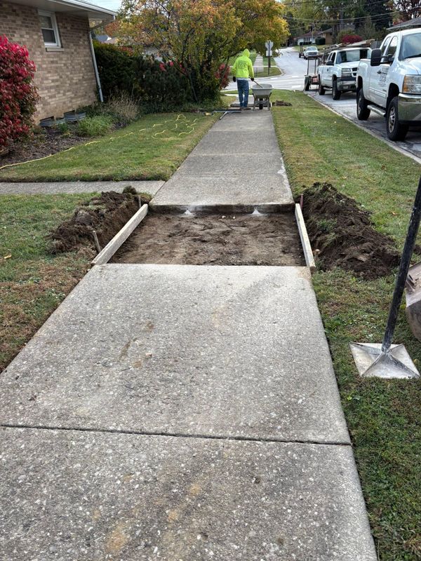 Sidewalk Installation