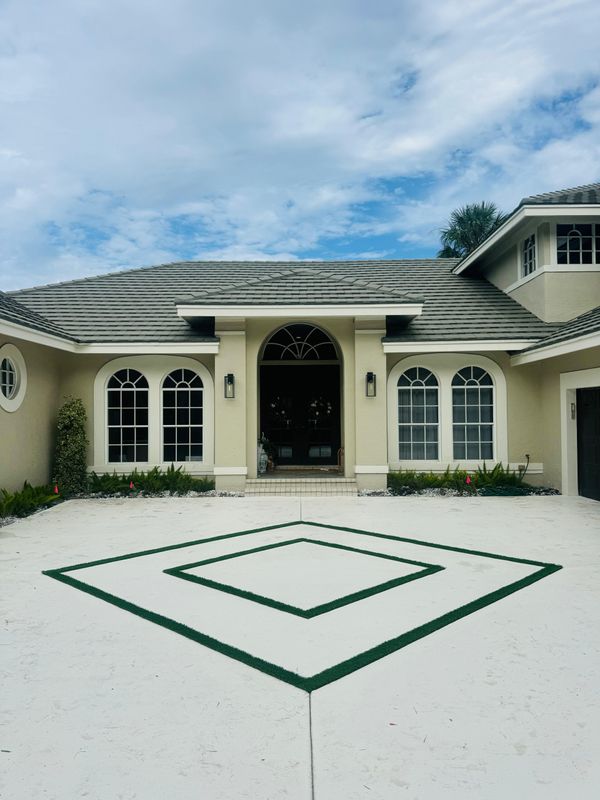 Stamped Concrete Installation