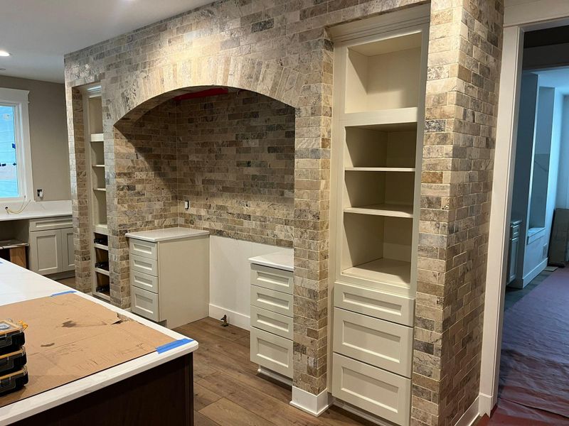 Tile installation