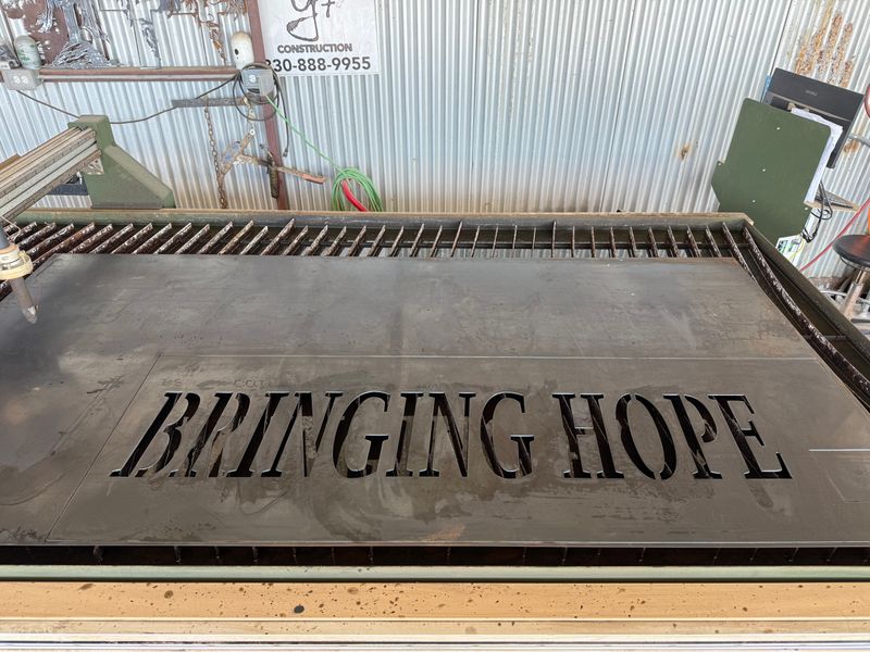 CNC Plasma metal cutting