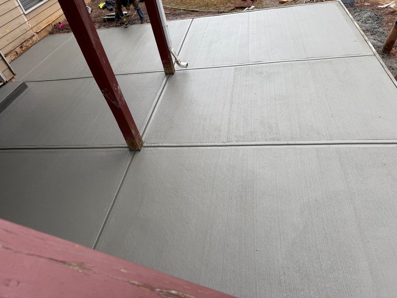 Concrete patios