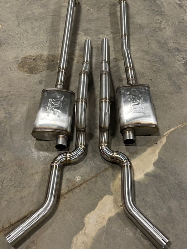 Custom Stainless Exhaust Build for a Show Truck in Bemidji