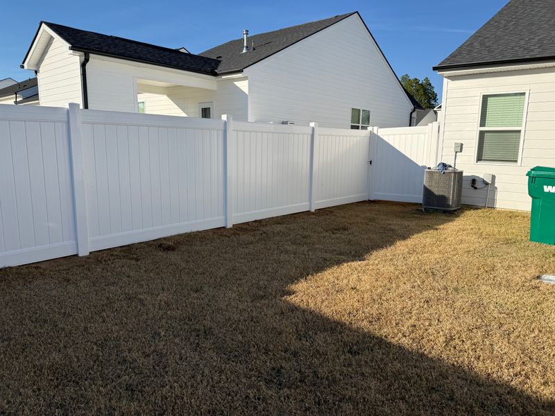 White Vinyl Fences