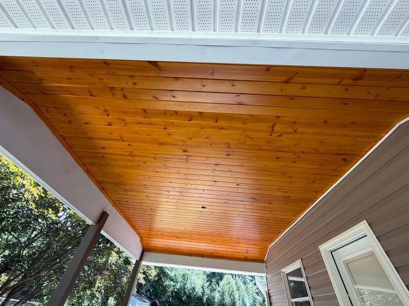 Exterior Deck staining & building