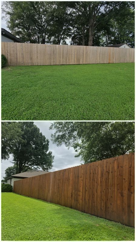 Fence Staining