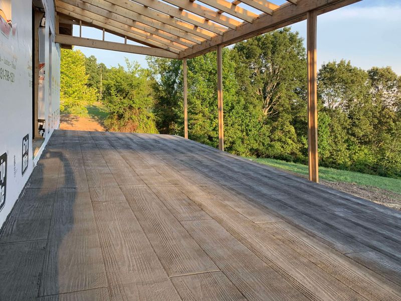 Stamped Concrete Installation