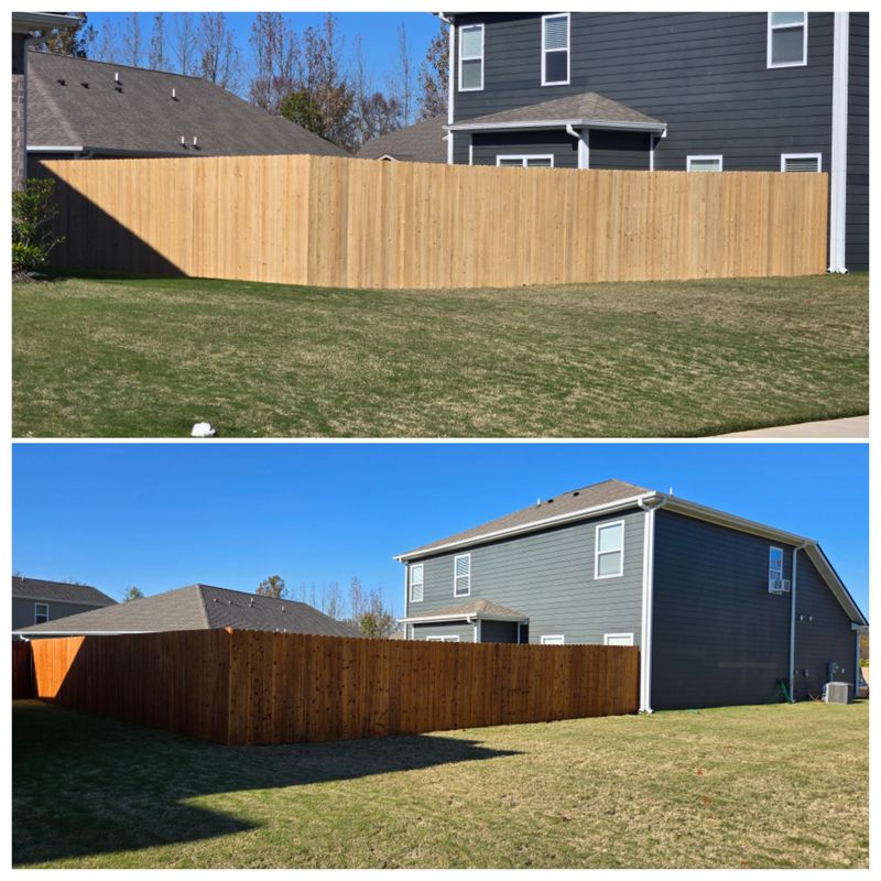 Fence staining gallery