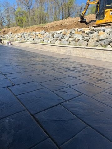 Stamped Concrete Installation