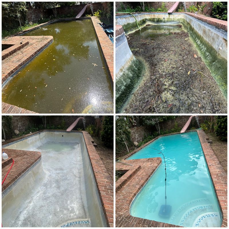 Pool Draining and Drain Cleaning