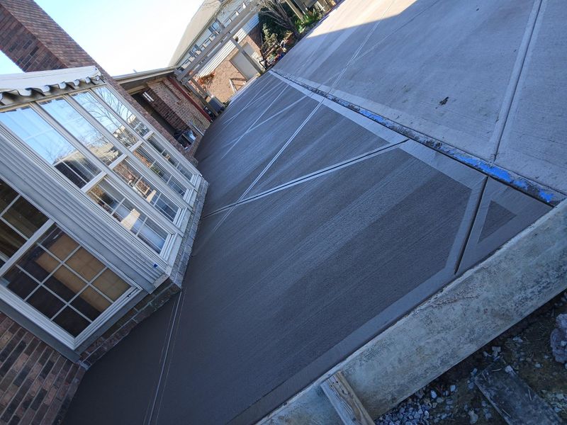 Stamped Concrete Installation