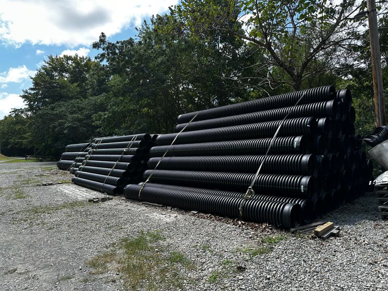 Sale of septic and drain field products.