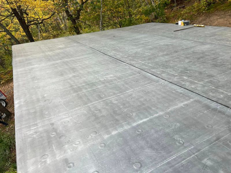 Low Slope rubber Roofing Installation