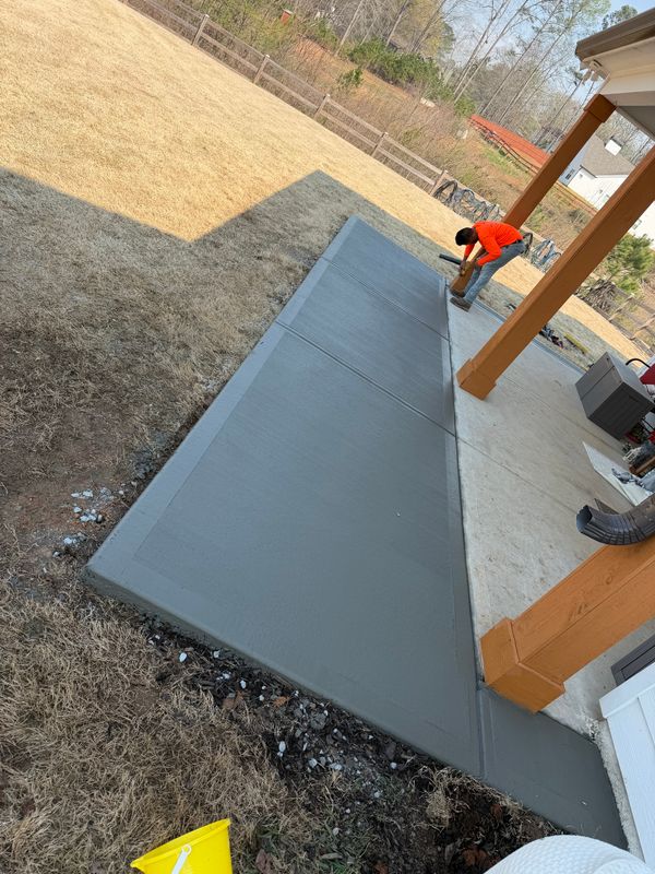 Concrete patios
