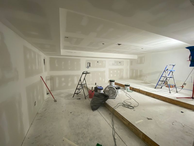 Drywall, spackling, and painting