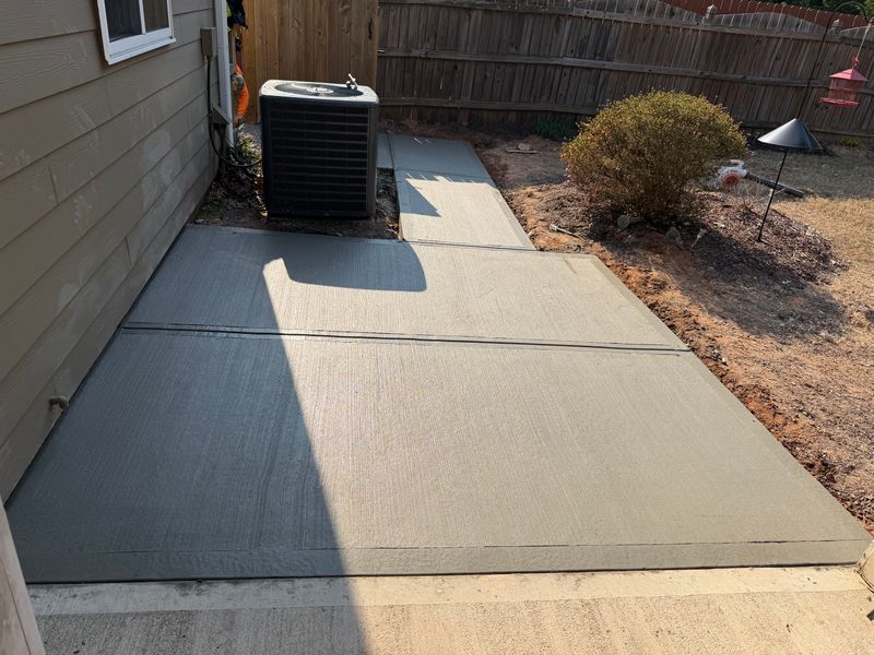 Concrete patios