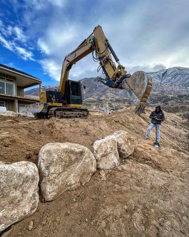 Rock and Block Retaining Walls