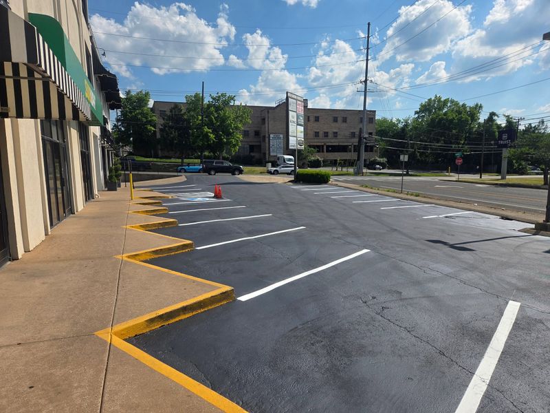 Commercial Parking Lot Striping and ADA-Compliant Striping