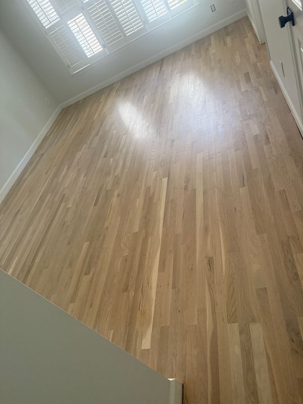 Solid hardwood installation