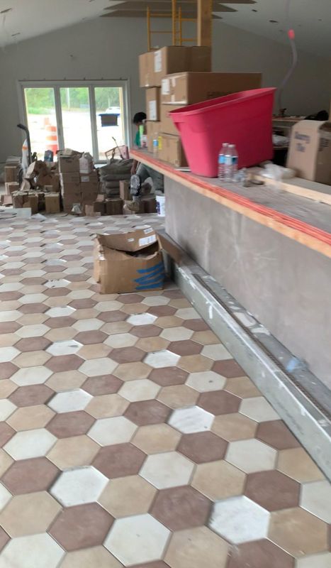 Stamped Concrete Installation