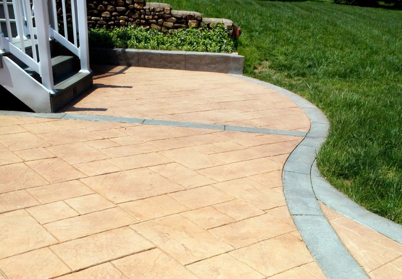 Stamped Concrete Installation