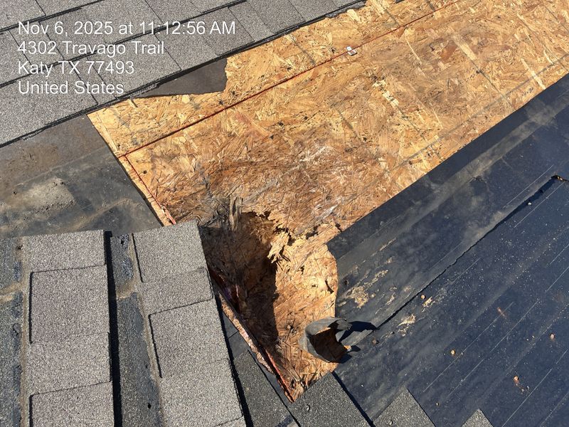 Roof tarping and minor roof repairs