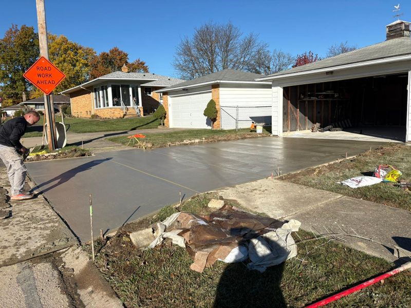 Driveway tear out and replacement