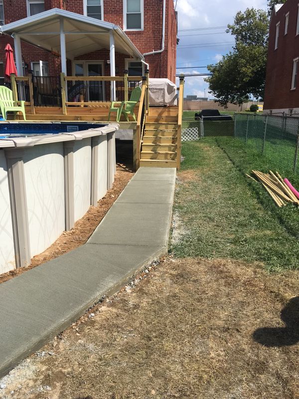 Sidewalk Installation